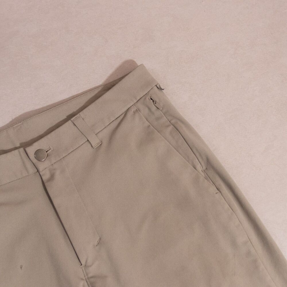 Lululemon Commission Performance Stretch Slim Fit Tan Pants Men’s 34x31 Golf - Picture 2 of 6